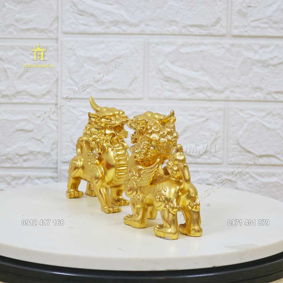 Từng đường n&eacute;t tr&ecirc;n pho tượng tỳ hưu được chế t&aacute;c tinh xảo